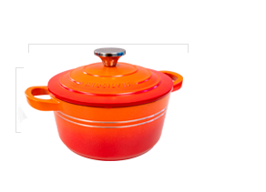 Supreme Orange Casserole 20cm