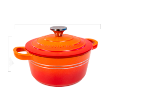 Supreme Orange Casserole 24cm